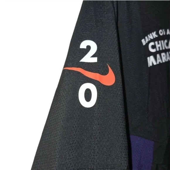 Nike 2024 Chicago Marathon Windrunner Running Jacket Black FV6204-010 - Picture 6 of 12